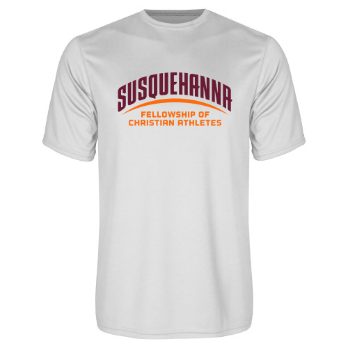  White Performance Tee - Christian Athletes