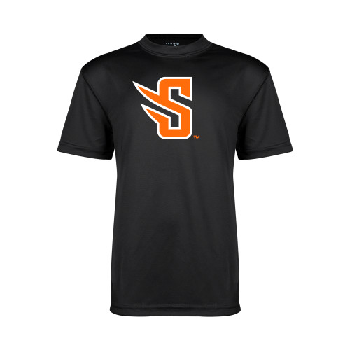  Youth Performance Black Tee - S
