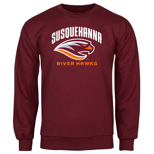  Maroon Fleece Crew - Primary Mark