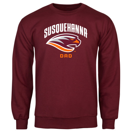  Maroon Fleece Crew - Dad