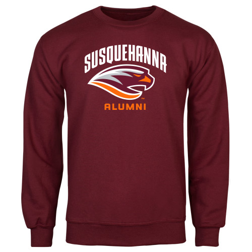  Maroon Fleece Crew - Alumni