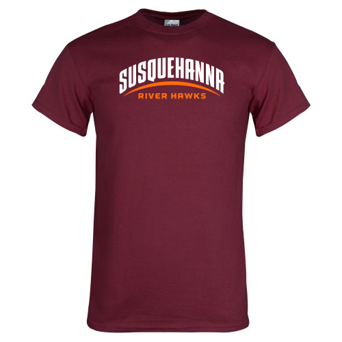  Maroon T Shirt - Arched Susquehanna