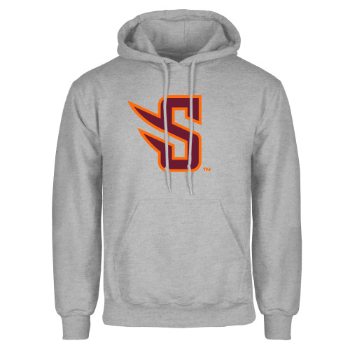  Grey Fleece Hoodie - S