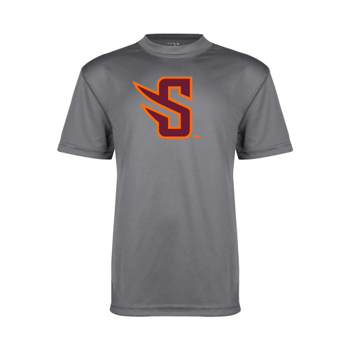  Youth Performance Grey Concrete Tee - S