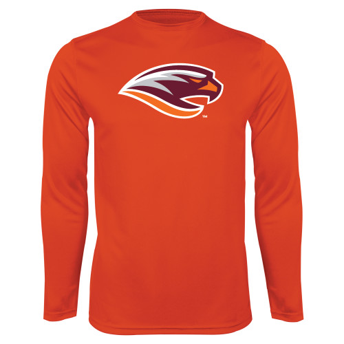  Orange Performance Long Sleeve Shirt - River Hawk
