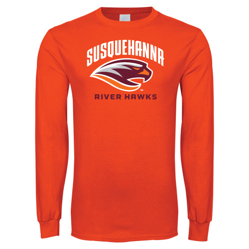  Orange Long Sleeve T-Shirt - Primary Mark