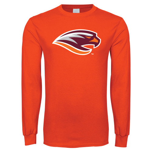  Orange Long Sleeve T-Shirt - River Hawk