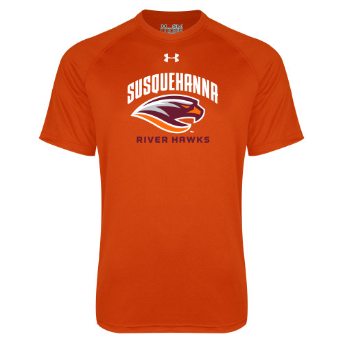  Under Armour Orange Tech Tee - Primary Mark