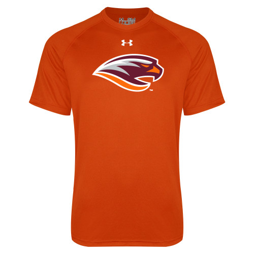  Under Armour Orange Tech Tee - River Hawk