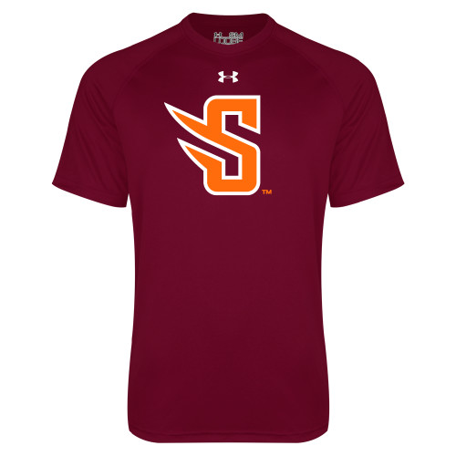  Under Armour Maroon Tech Tee - S