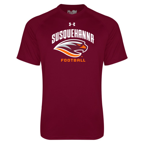  Under Armour Maroon Tech Tee - Football