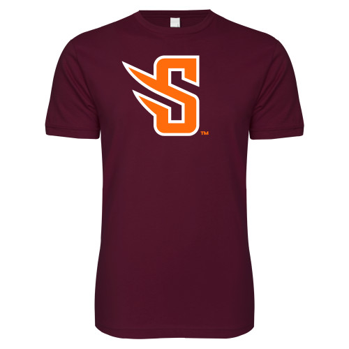  Next Level Maroon SoftStyle T Shirt - S