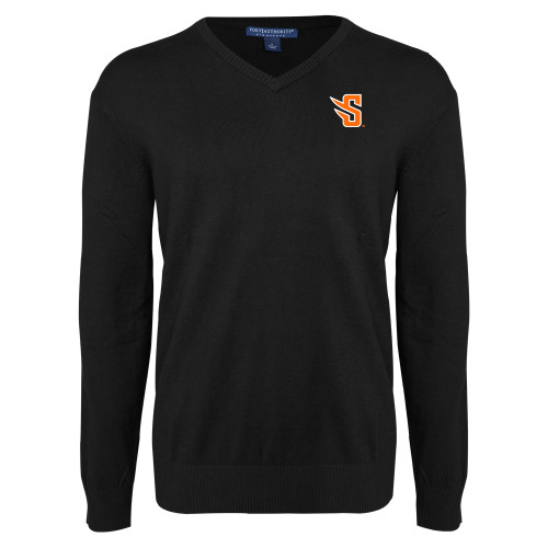  Black VNeck Sweater - S