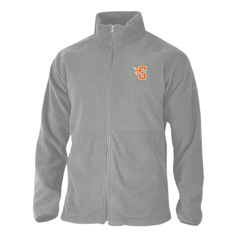  Columbia Grey Everest Ridge Fleece Full Zip Jacket - S