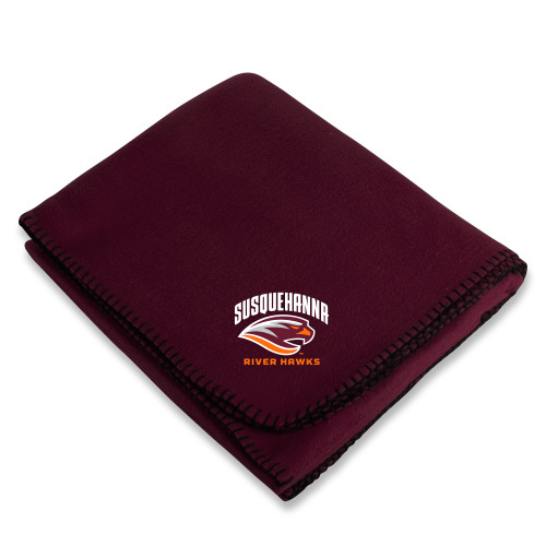  Maroon Arctic Fleece Blanket - Primary Mark