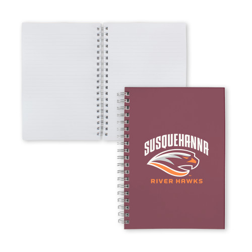  Clear 7 x 10 Spiral Journal Notebook - Primary Mark