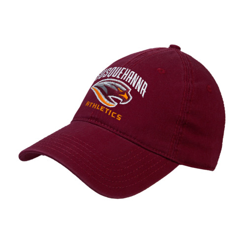  Maroon Unstructured Adjustable Low Profile Hat - Athletics