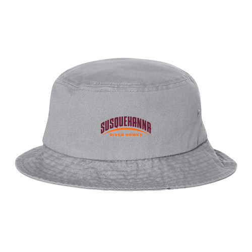  Sportsman Grey Bucket Hat - Arched Susquehanna