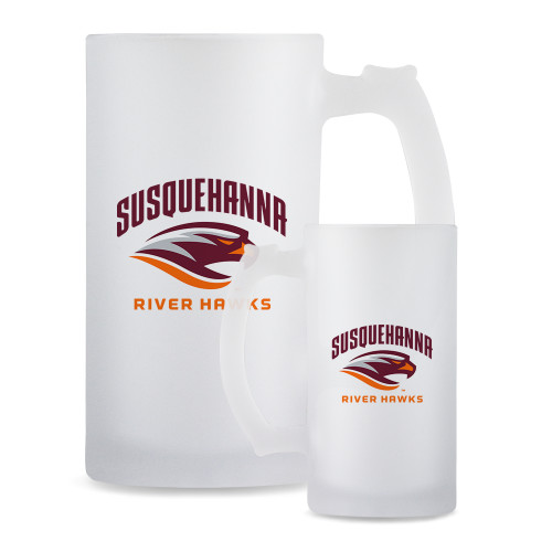  Full Color Decorative Frosted Glass Mug 16oz - Primary Mark