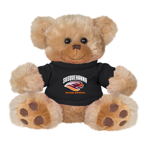  Plush Big Paw 8 1/2 inch Brown Bear w/Black Shirt - Primary Mark