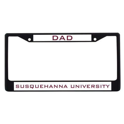  Dad Metal License Plate Frame in Black - Dad