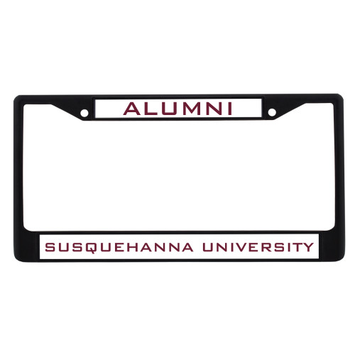  Alumni Metal License Plate Frame in Black - Alumni
