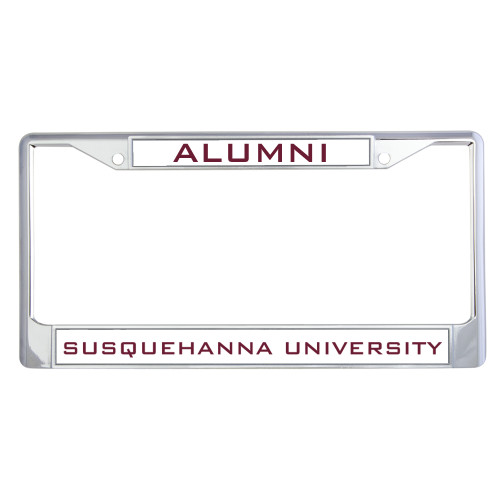  Alumni Metal License Plate Frame in Chrome - Alumni