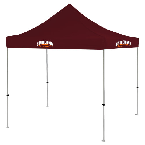  9 ft x 9 ft Maroon Tent - Arched Susquehanna