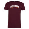 Thumbnail image for  Womens Maroon Short Sleeve Tee