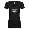 Thumbnail image for  Next Level Womens Black Ideal V Tee