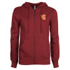 Thumbnail image for  ENZA Womens Maroon Fleece Full Zip Hoodie