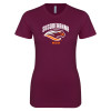 Thumbnail image for  Next Level Womens Maroon Boyfriend Tee