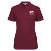Thumbnail image for  Womens Silk Touch Maroon Pique Polo