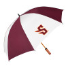 Thumbnail image for  64 Inch Maroon/White Umbrella
