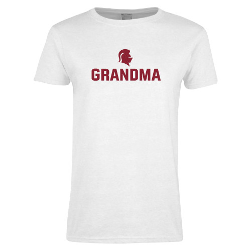  Womens White Short Sleeve Tee - Grandma