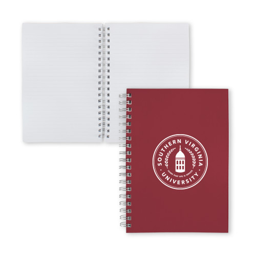  Clear 7 x 10 Spiral Journal Notebook - Primary Mark