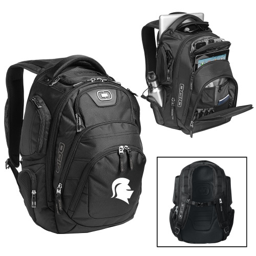  Ogio Black Stratagem Backpack - Knight Head