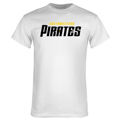  White T Shirt - Wordmark