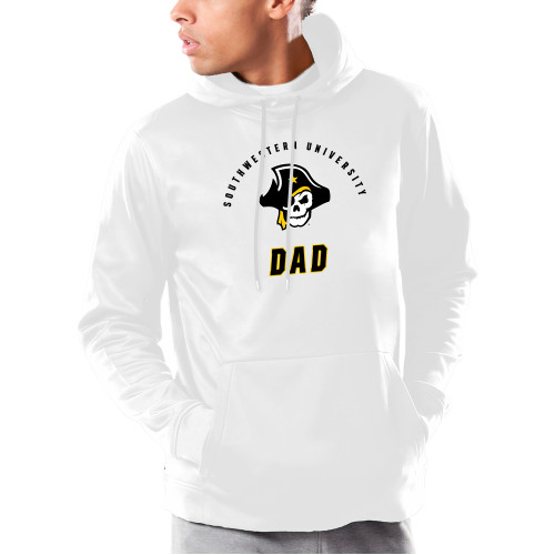  Under Armour White Armour Fleece Hoodie - SU Dad