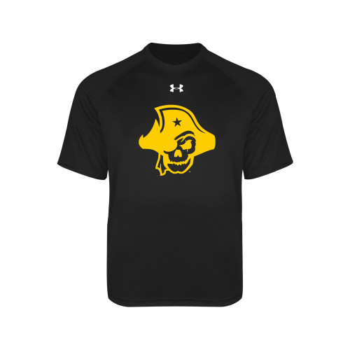  Under Armour Youth Black Tech Tee - Primary Logo