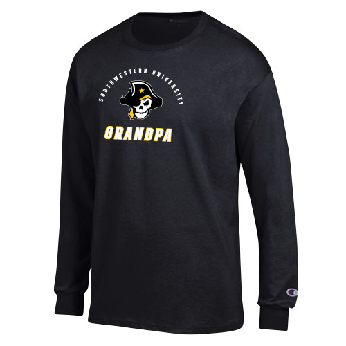  Champion Black Long Sleeve T Shirt - SU Grandpa