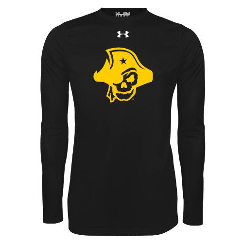  Under Armour Black Long Sleeve Tech Tee - Primary Logo