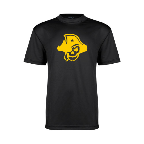  Youth Performance Black Tee - Primary Logo