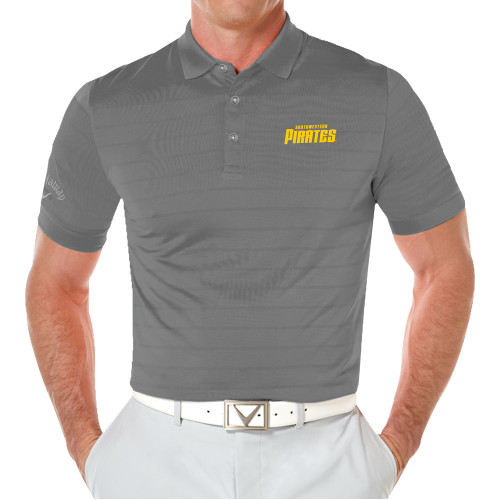  Callaway Steel Grey Opti Vent Polo - Wordmark