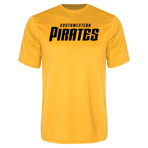  Gold Performance Tee - Wordmark