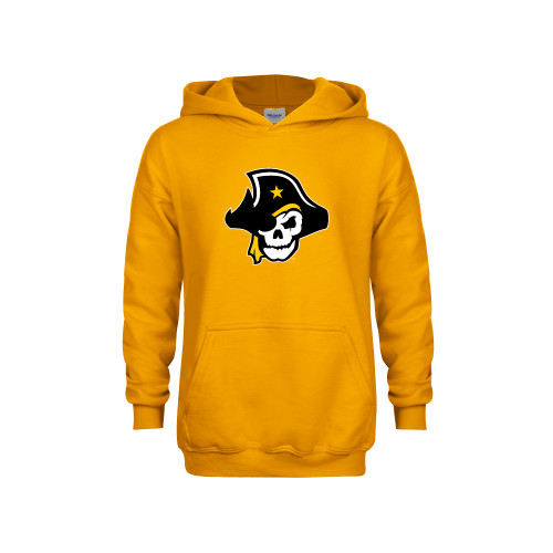  Youth Gold Fleece Hoodie - Primary Logo