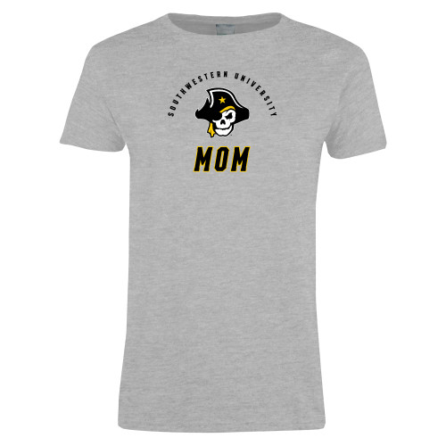  Womens Grey Short Sleeve Tee - SU Mom