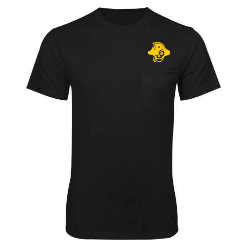  Black T Shirt w/Pocket - Primary Logo