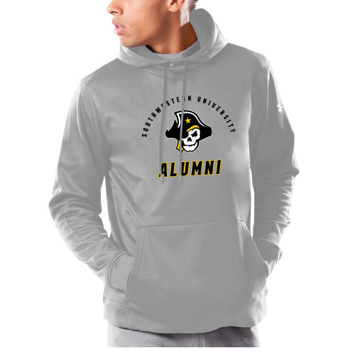  Under Armour Grey Armour Fleece Hoodie - SU Alumni
