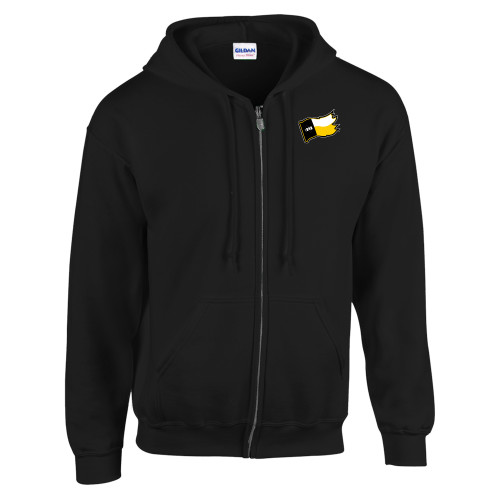  Black Fleece Full Zip Hoodie - Secondary Logo